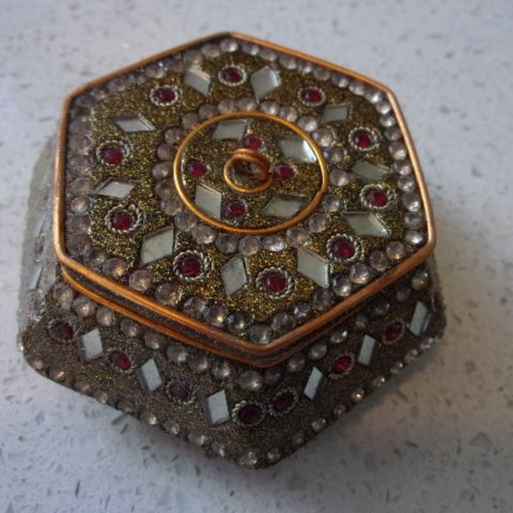 India Inspired Trinket Boxes Set of 3 - Picture 4 of 7